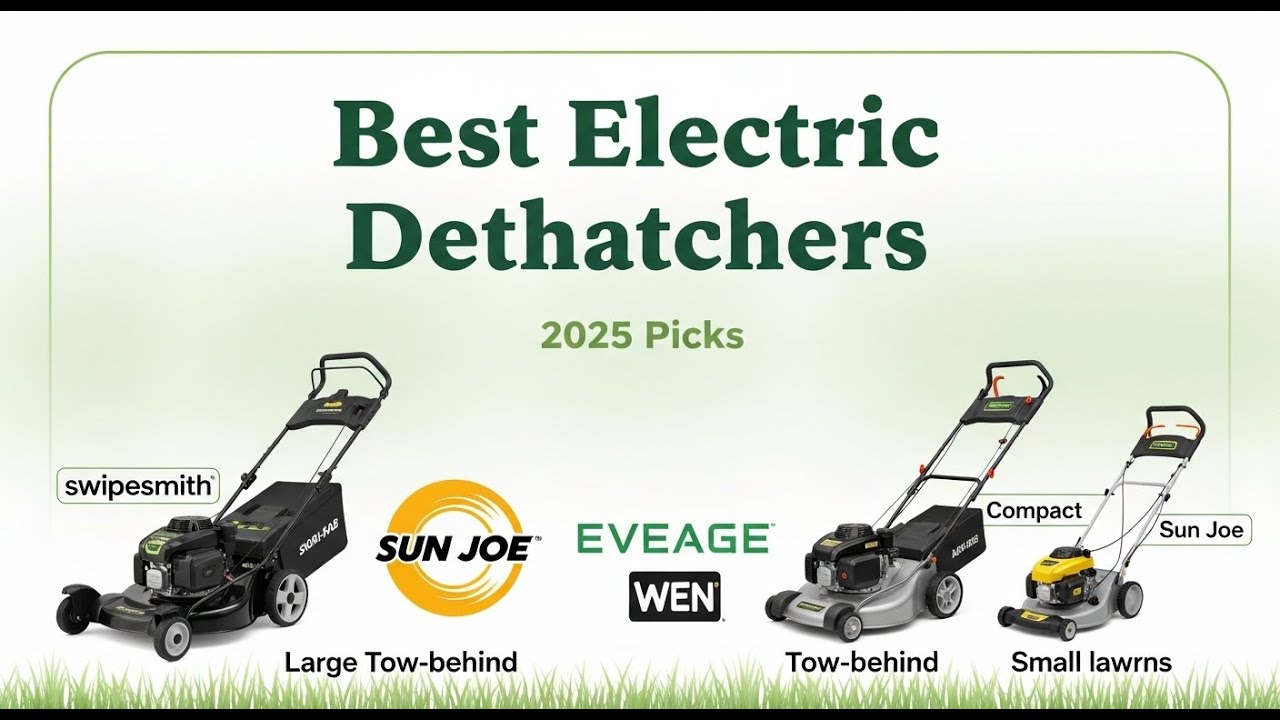 Best Electric Lawn Dethatchers 2025