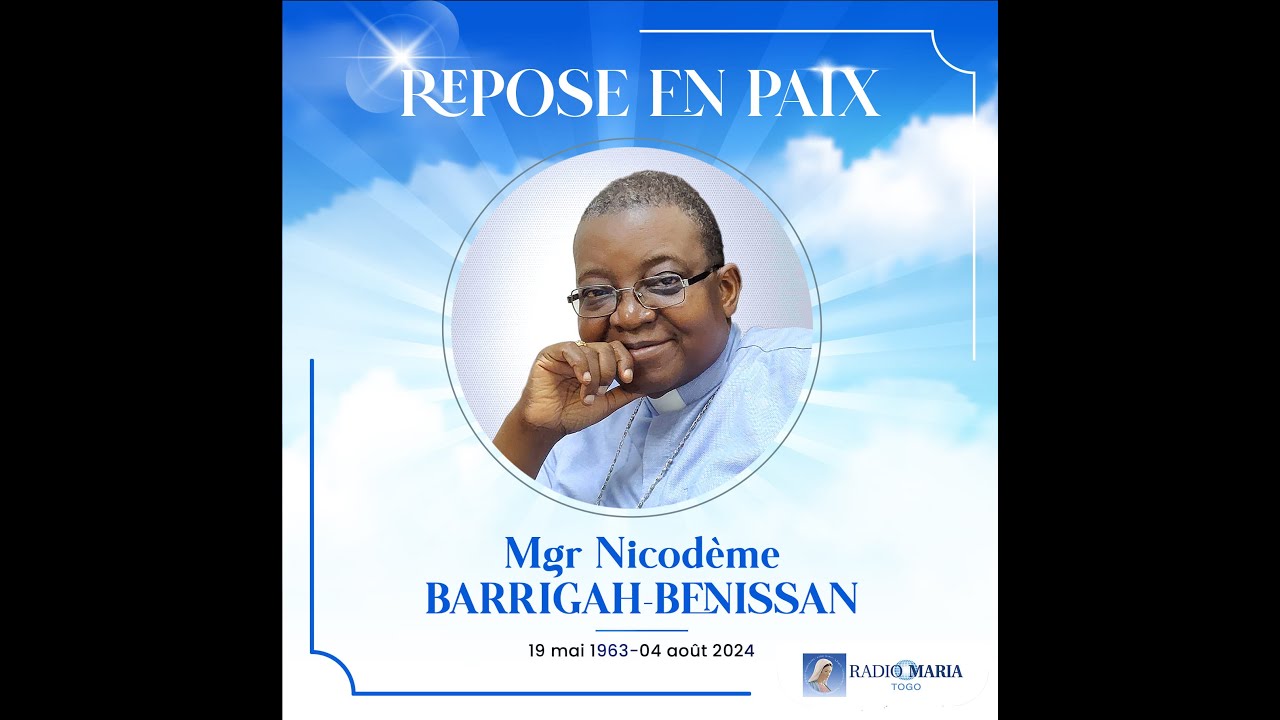 𝐑𝐞𝐩𝐨𝐫𝐭𝐚𝐠𝐞 | Mgr Yves Nicodème Anani Barrigah Bénissan archevêque de Lomé