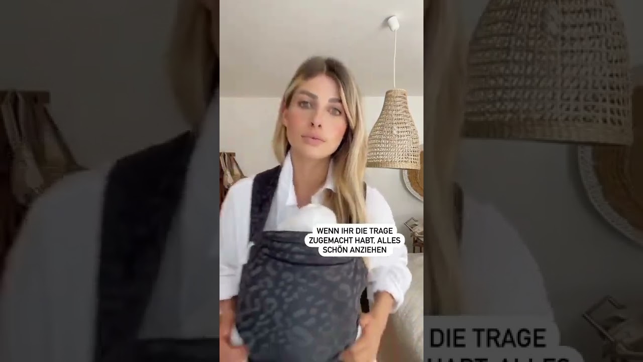 How to wear your sandiia tiimeless babycarrier! #babycarrier #babytrage #baby #tragebaby #tutorial