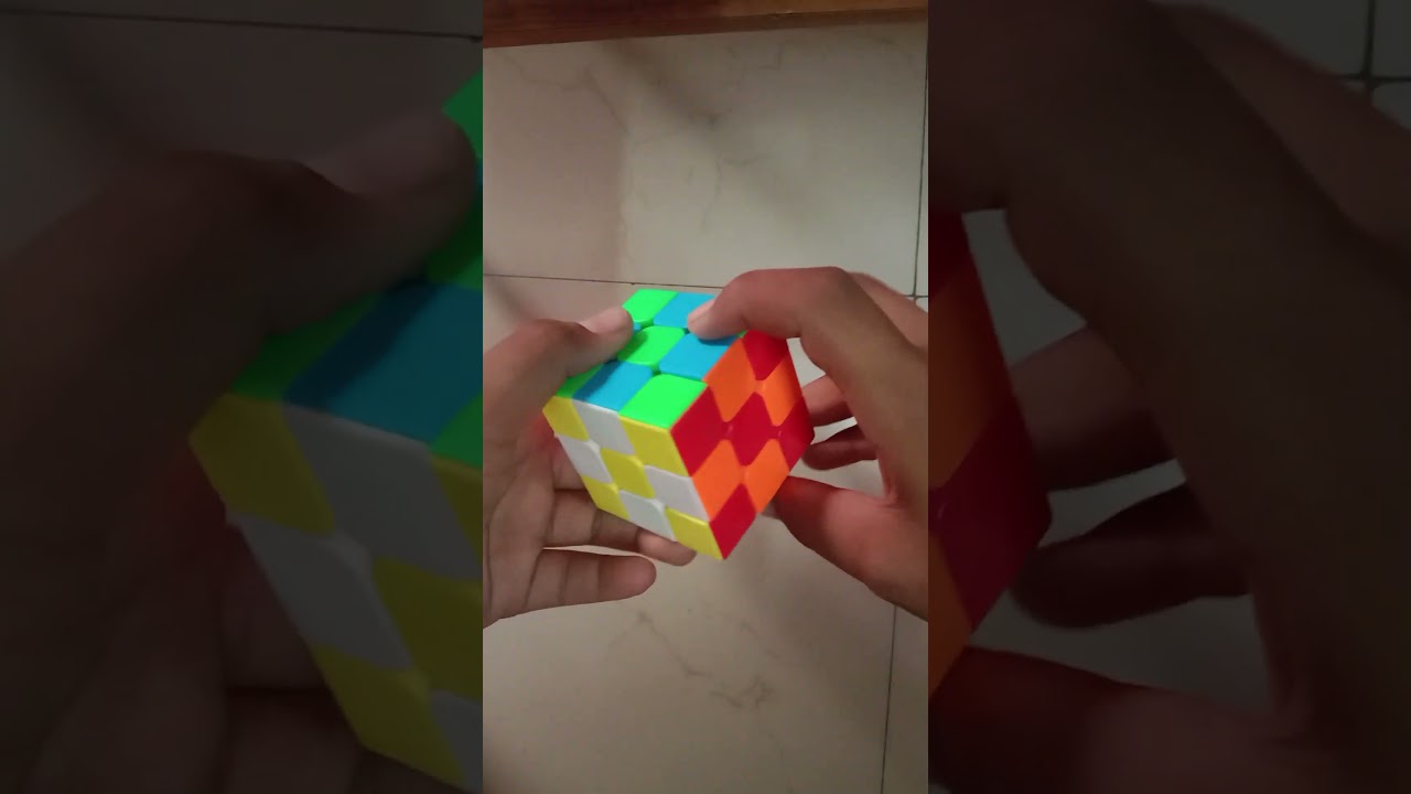how to make checkerboard in rubik cube 