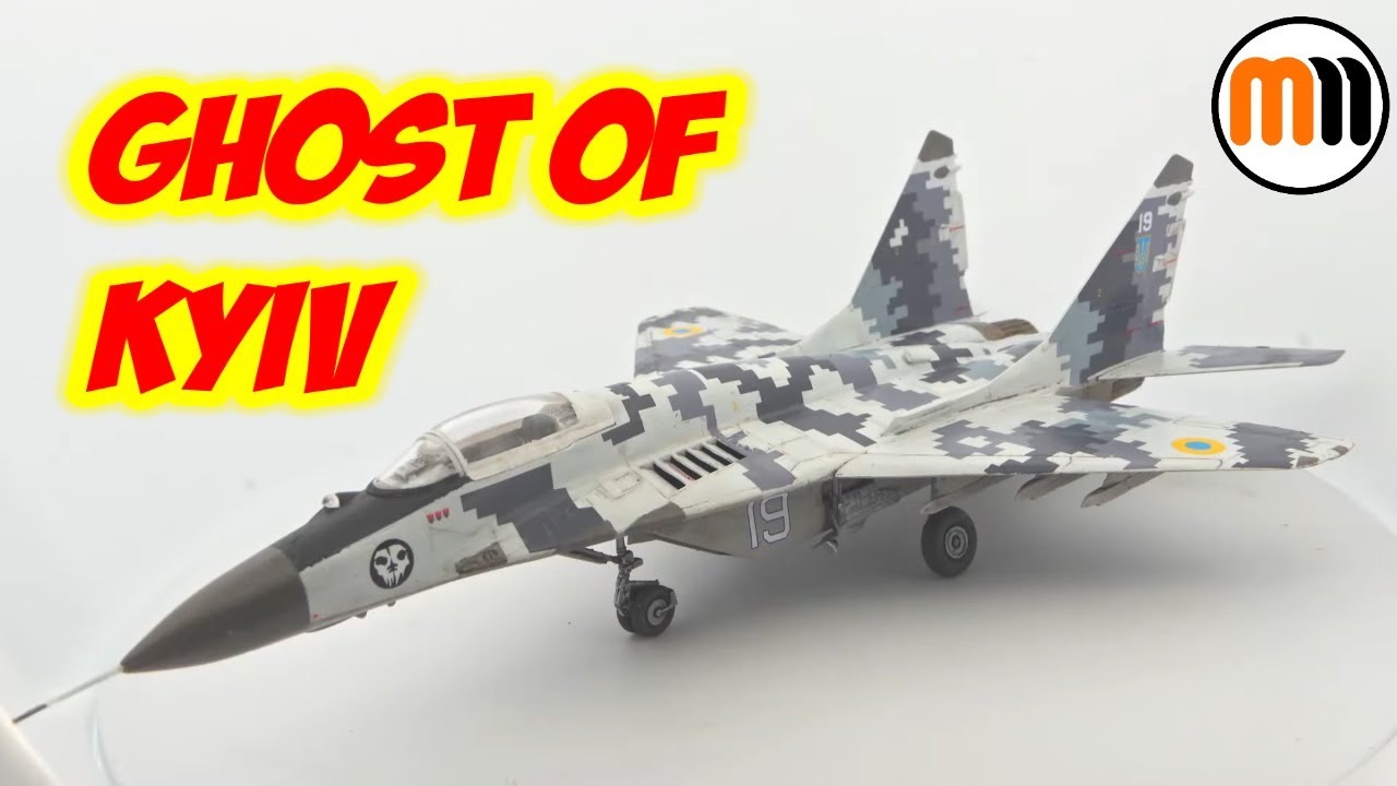 Digital Camo with no airbrush - Building ICMs Mig-29 
