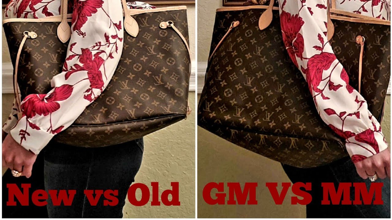 LOUIS VUITTON NEVERFULL GM -VS- MM и СТАРАЯ МОДЕЛЬ -VS- НОВАЯ МОДЕЛЬ #neverfullgm #neverfullmm