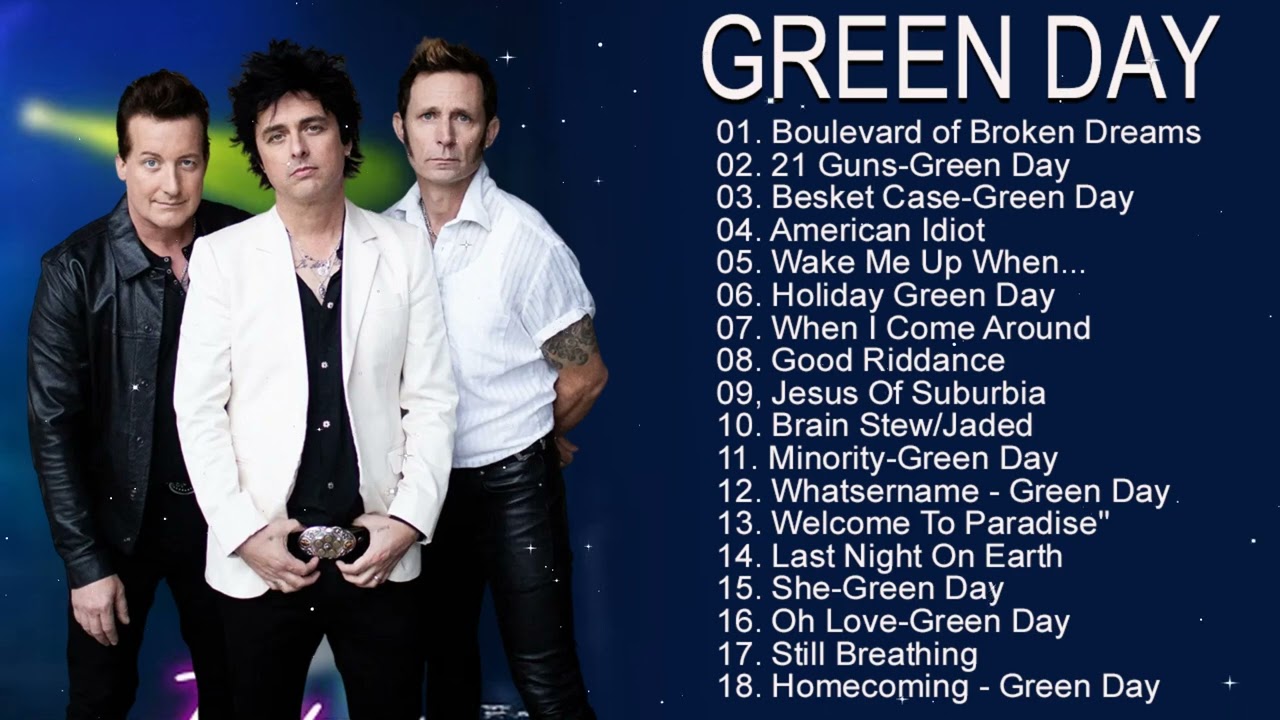 Green Day Greatest Hits Playlist 2022