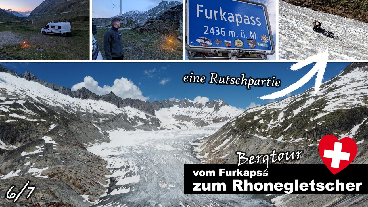 #53 Gotthardpass Furkapass Rhonegletscher Rutschpartie