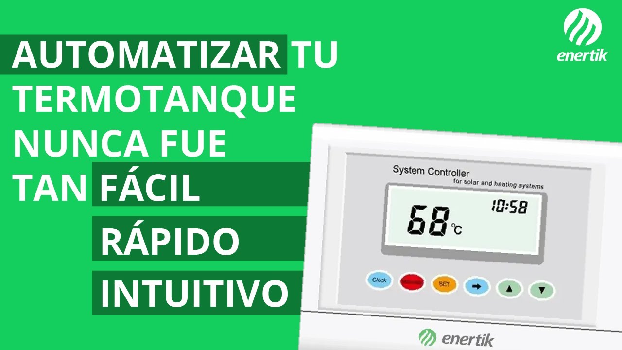 Automatiza tu termo solar de manera sencilla con el Controlador TK-7Y 🛠️