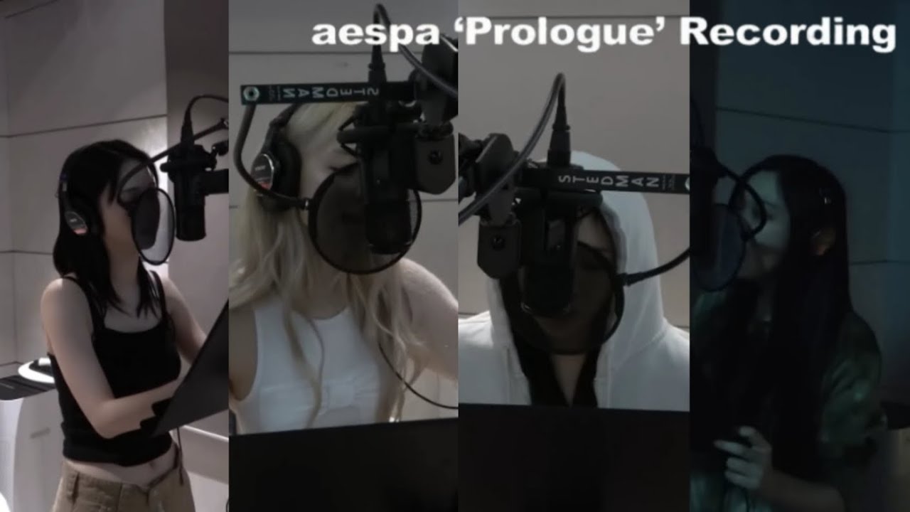 aespa 'Prologue' Recording ver. | 에스파 Prologue 녹음실 버전