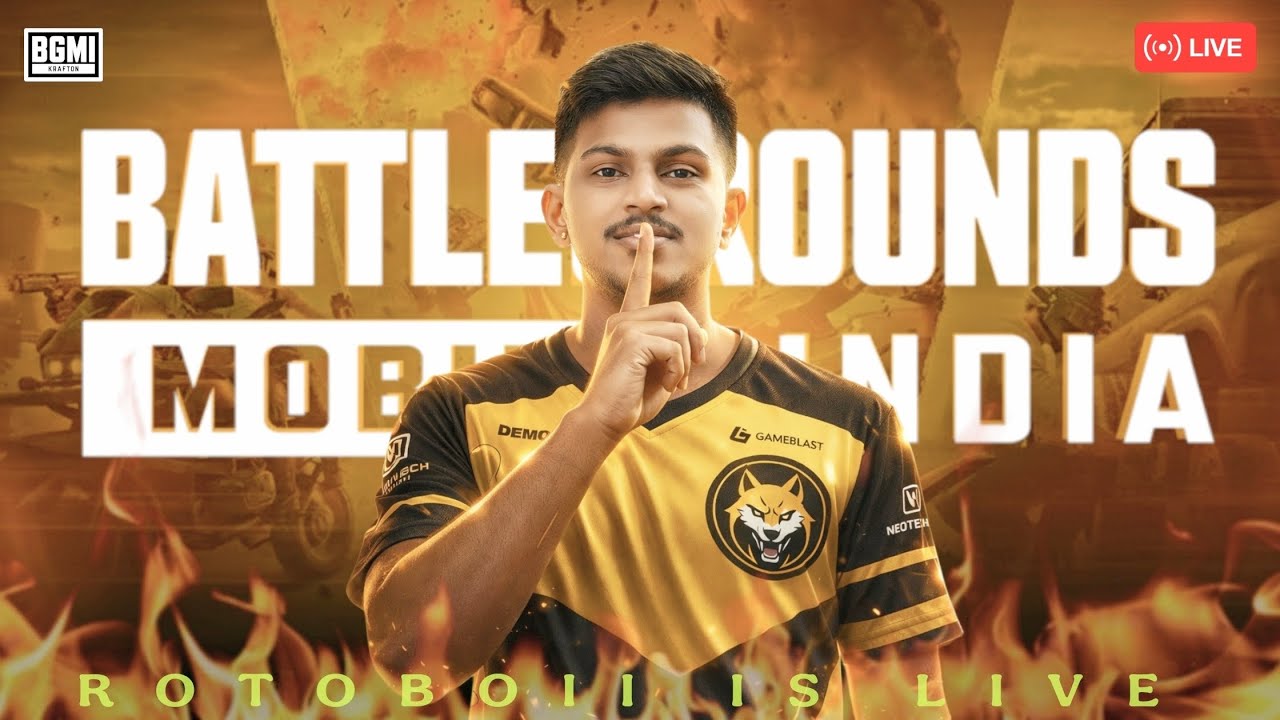 🔴ROTOBOII IS LIVE || CLASSIC RANKPUSH AND INTENSE TDM GAMEPLAY🔴 #Bgmi #live #Gaming