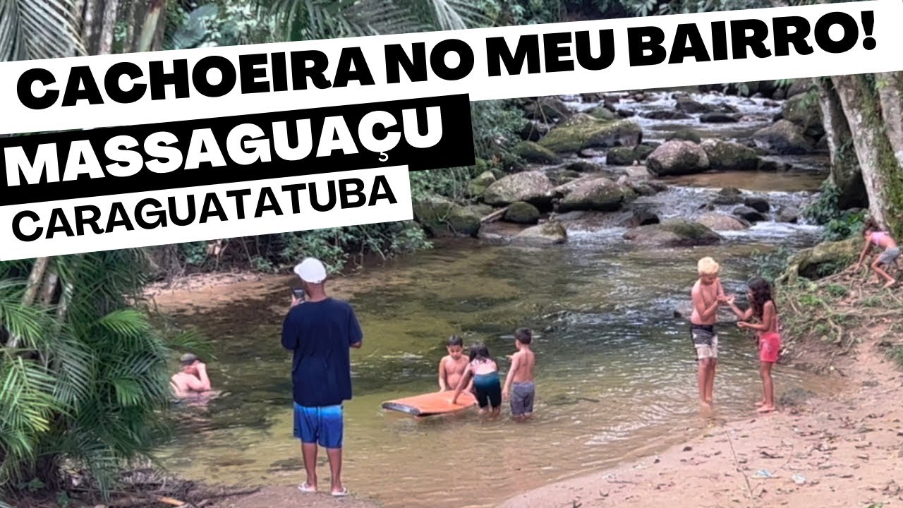 Cachoeira no Massaguaçu, da pra ir de carro!! Caraguatatuba/SP