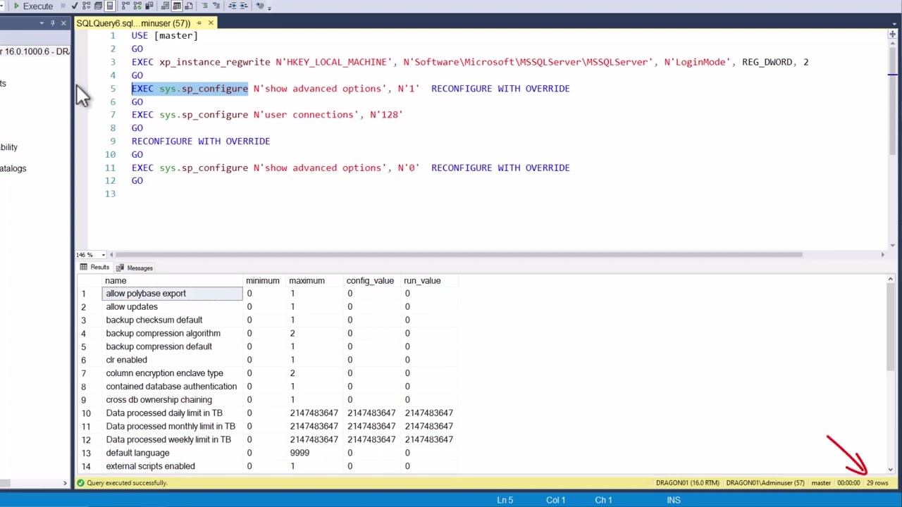 Kurs SQL Server, procedury, triggery, funkcje - Wywoływanie systemowych procedur składowanych