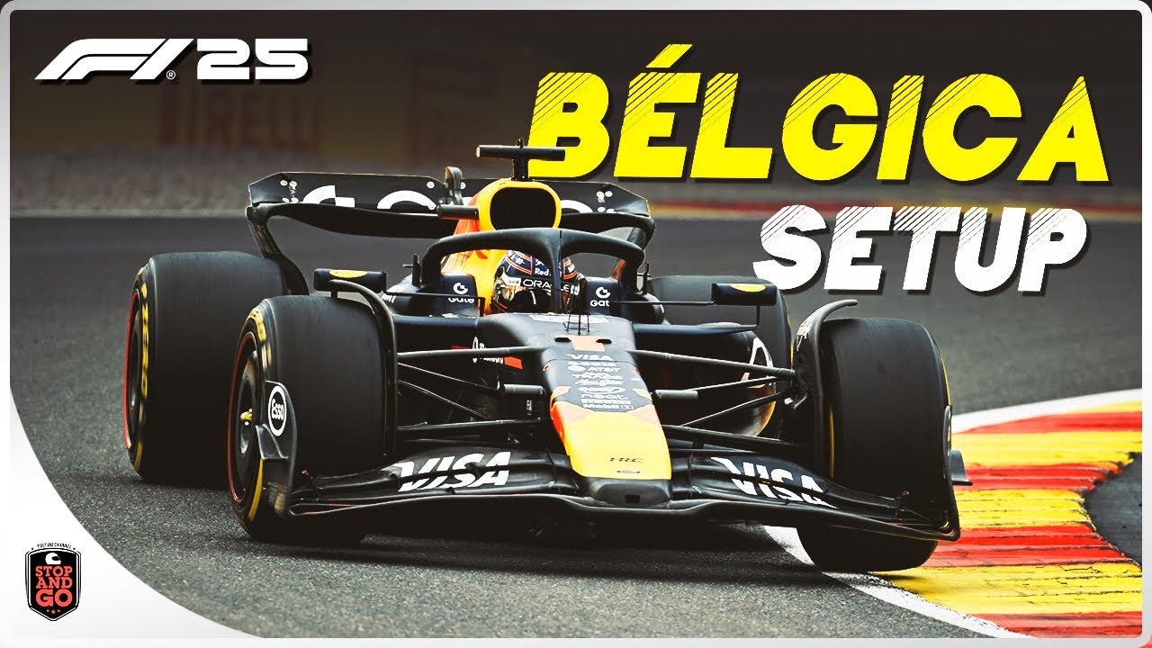F1 25 - BÉLGICA - SETUP - VOLTA EXPLICADA, CAMERA ONBOARD E COCKPIT - VOLTA RAPIDA - HOTLAP