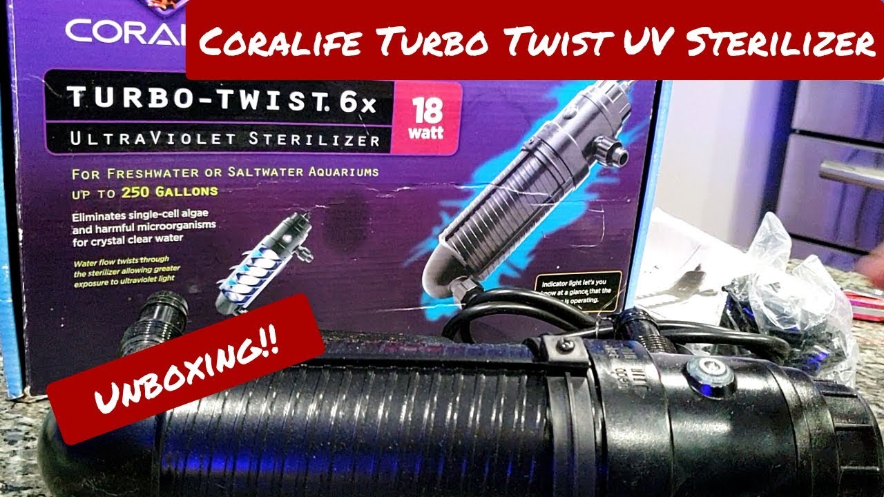 UV Sterilizer Unboxing - Coralife Turbo Twist
