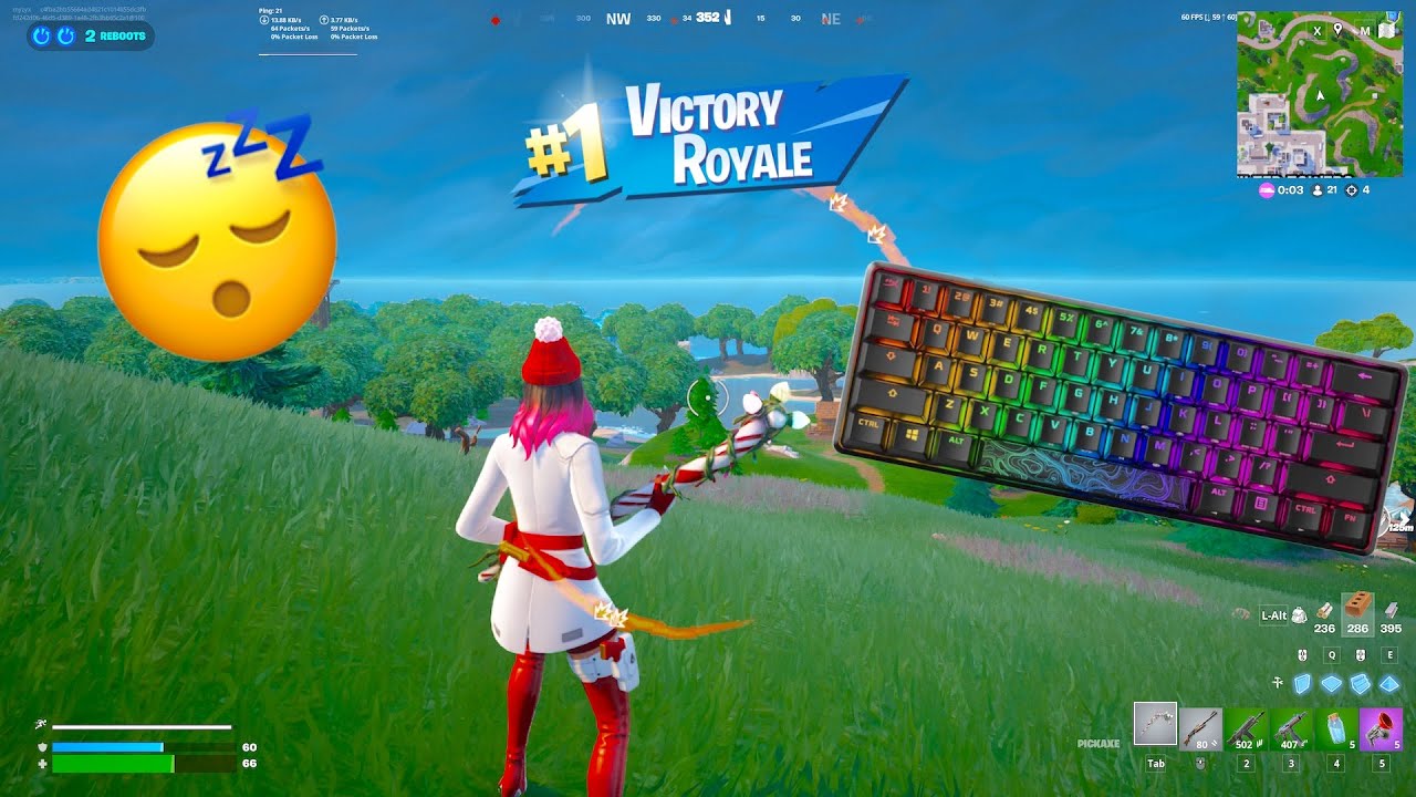 HyperX Alloy Origins 60 ASMR 🤩 Fortnite Reload