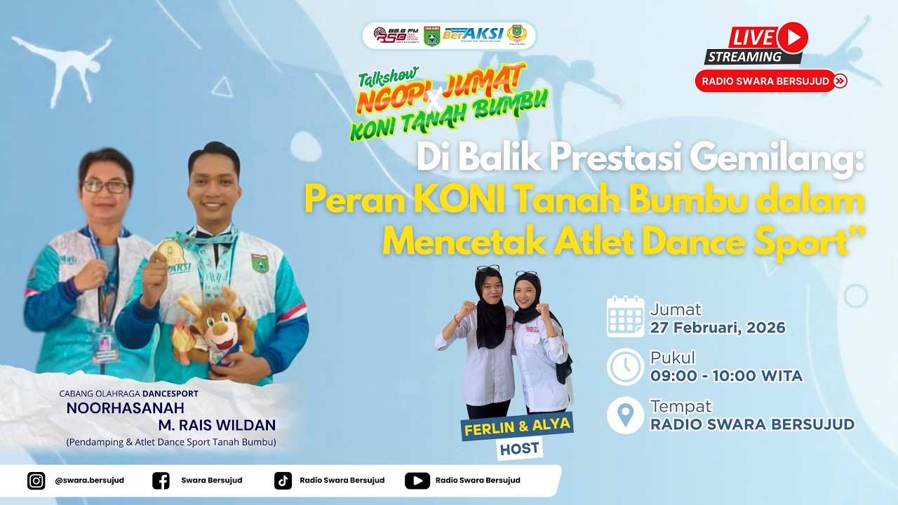 NGOPI JUM' AT BERSAMA KONI TANAH BUMBU DI BALIK MENCETAK ATLET DANCE SPORT YANG BERPRESTASI