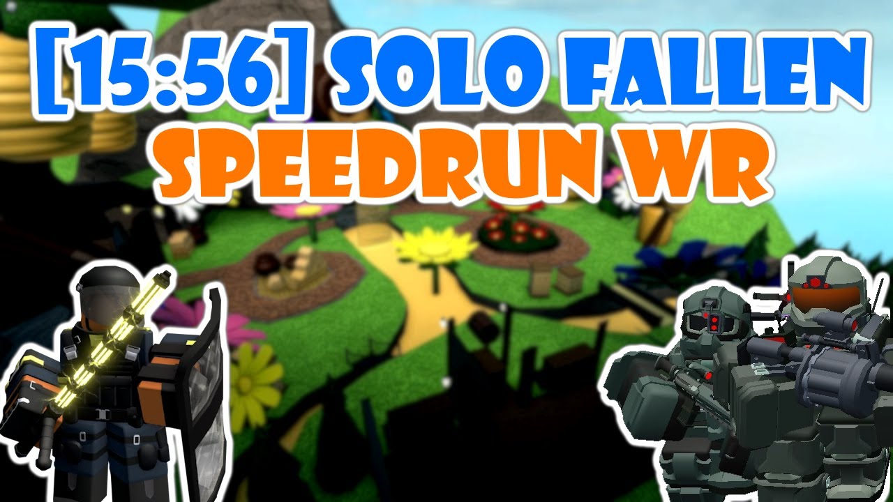 [15:56] SUB 16 SOLO FALLEN SPEEDRUN FWR / Tower Defense Simulator