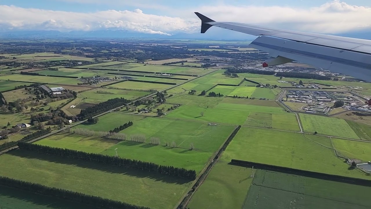 Landing at Christchurch New Zealand. Welcome back to this beautiful country :)