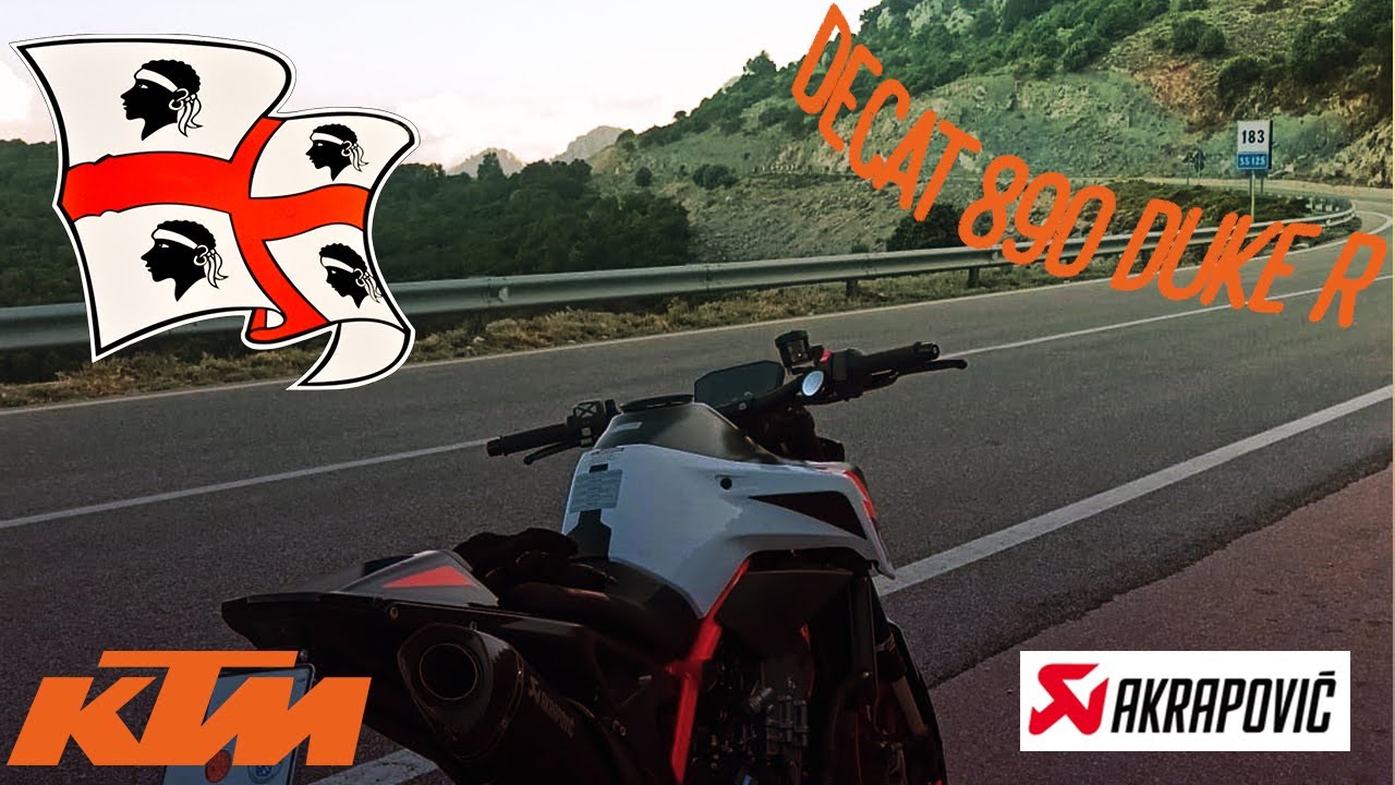 KTM 890 Duke R I Fast ride on beautiful road [DECAT AKRAPOVIC]
