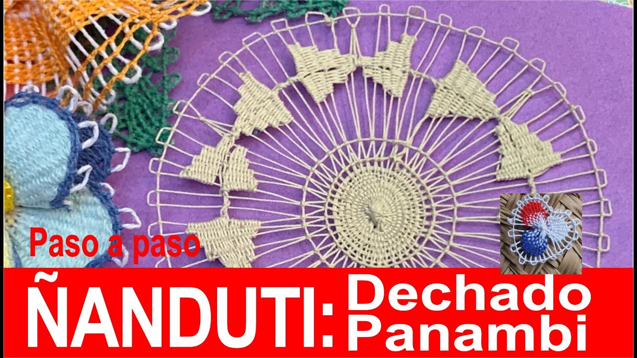 ⚠️Secreto⚠️ Tejer Mariposas en Ñandutí Paso a Paso 🦋🦋