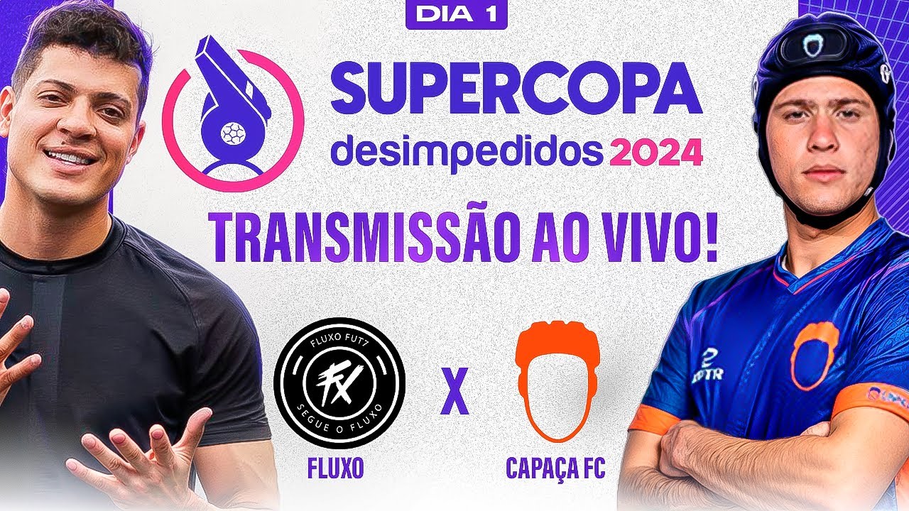 FLUXO FUT7 X CAPA&Ccedil;A FC &mdash; SUPERCOPA DESIMPEDIDOS 2024 JOGO COMPLETO