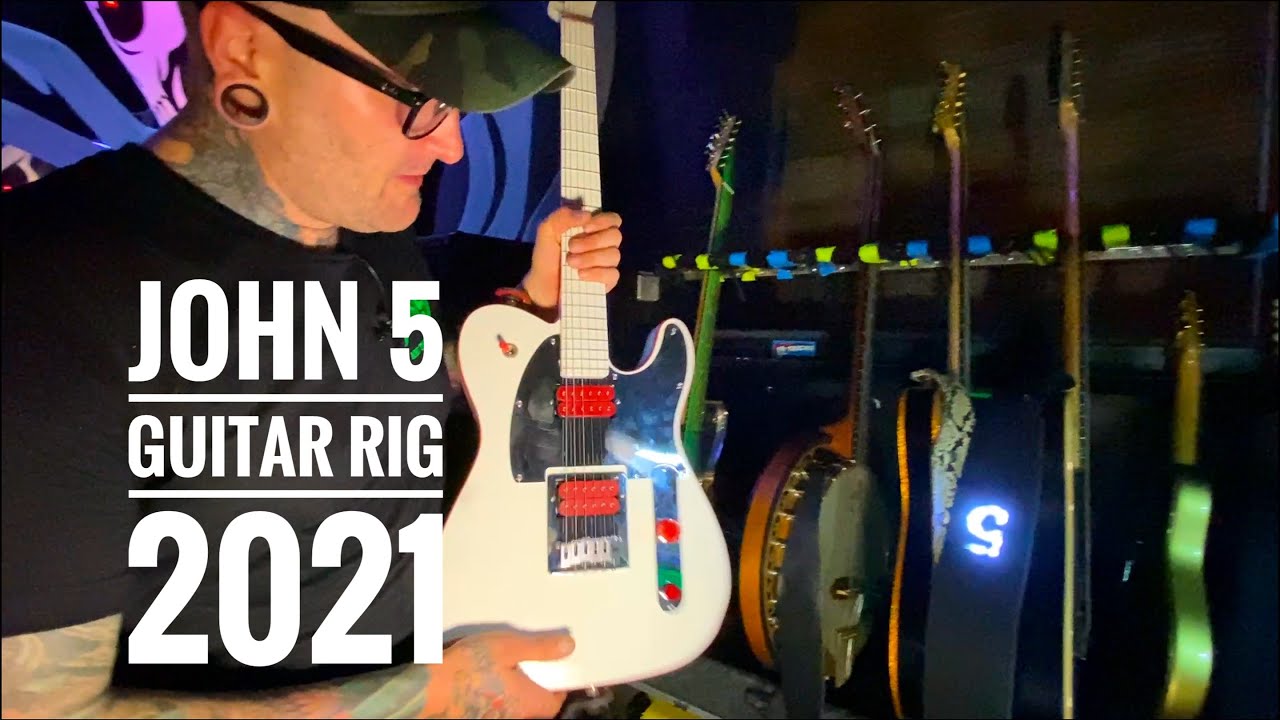 JOHN 5 Guitar Rig 2021 FENDER GHOST Prototype Telecaster