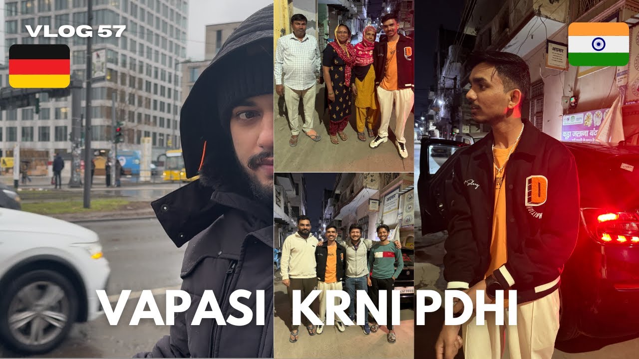 India to Germany Wapas Ja Raha Hoon | 🇮🇳 TO 🇩🇪 | Mera Safar Kaise Raha? 😍 | Full Travel Vlog 57