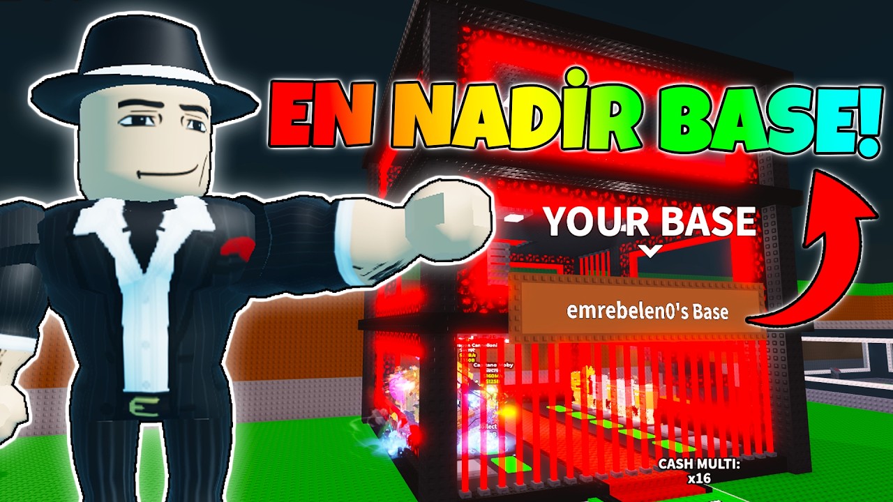 OYUNUN EN NADİR BASESİNİ AÇTIM! 😱 - Steal a Brainrot