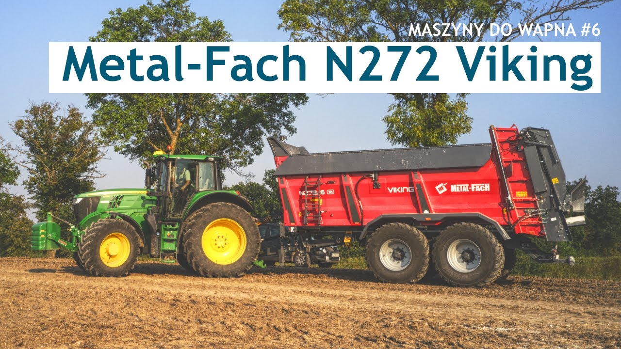 Wapnowanie rozrzutnikiem Metal-Fach N272 Viking | Maszyny do wapna #6