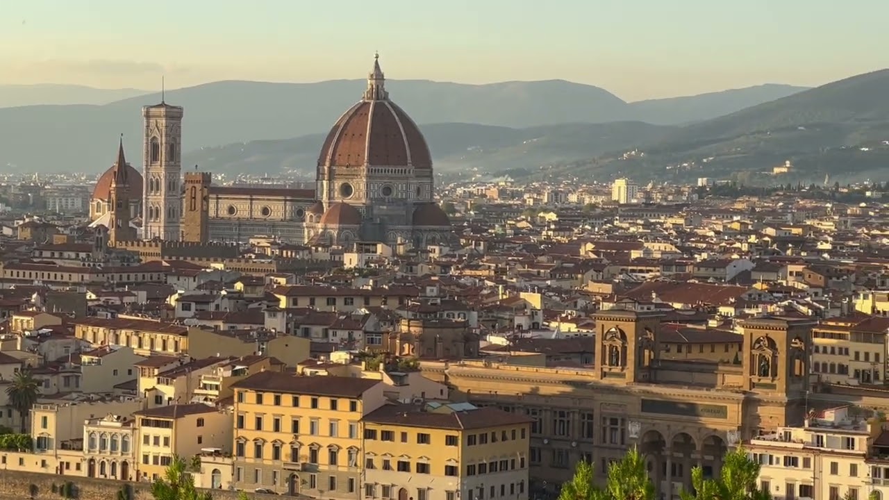 One Minute Tours: Florence, Italy. View from Piazzale Michelangelo