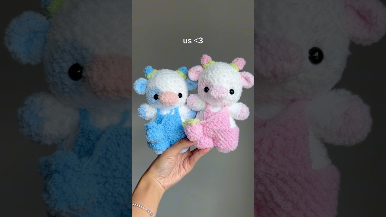 pattern by me 🍓🫐 #crochet #amigurumi #cow #crochetpattern #crochettutorial #plush #plushies