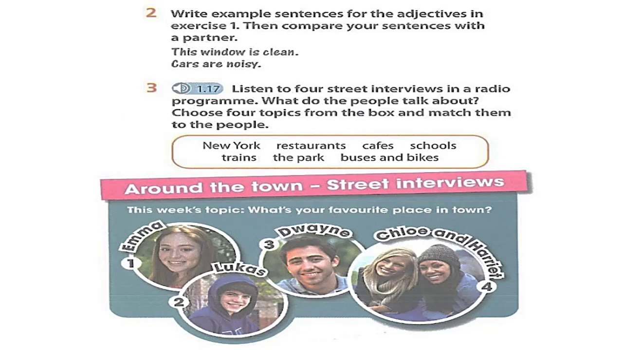English Plus 1 Year 5 I Unit 1 I Exercises 3 & 4 page 16