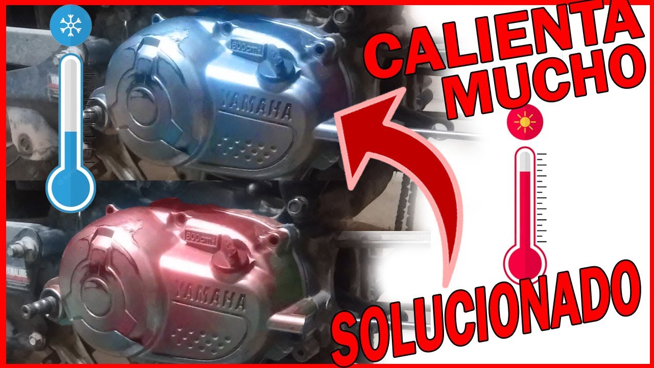 Sobrecalentamiento motor de moto yamaha crypton.calienta mucho el motor de mi moto.