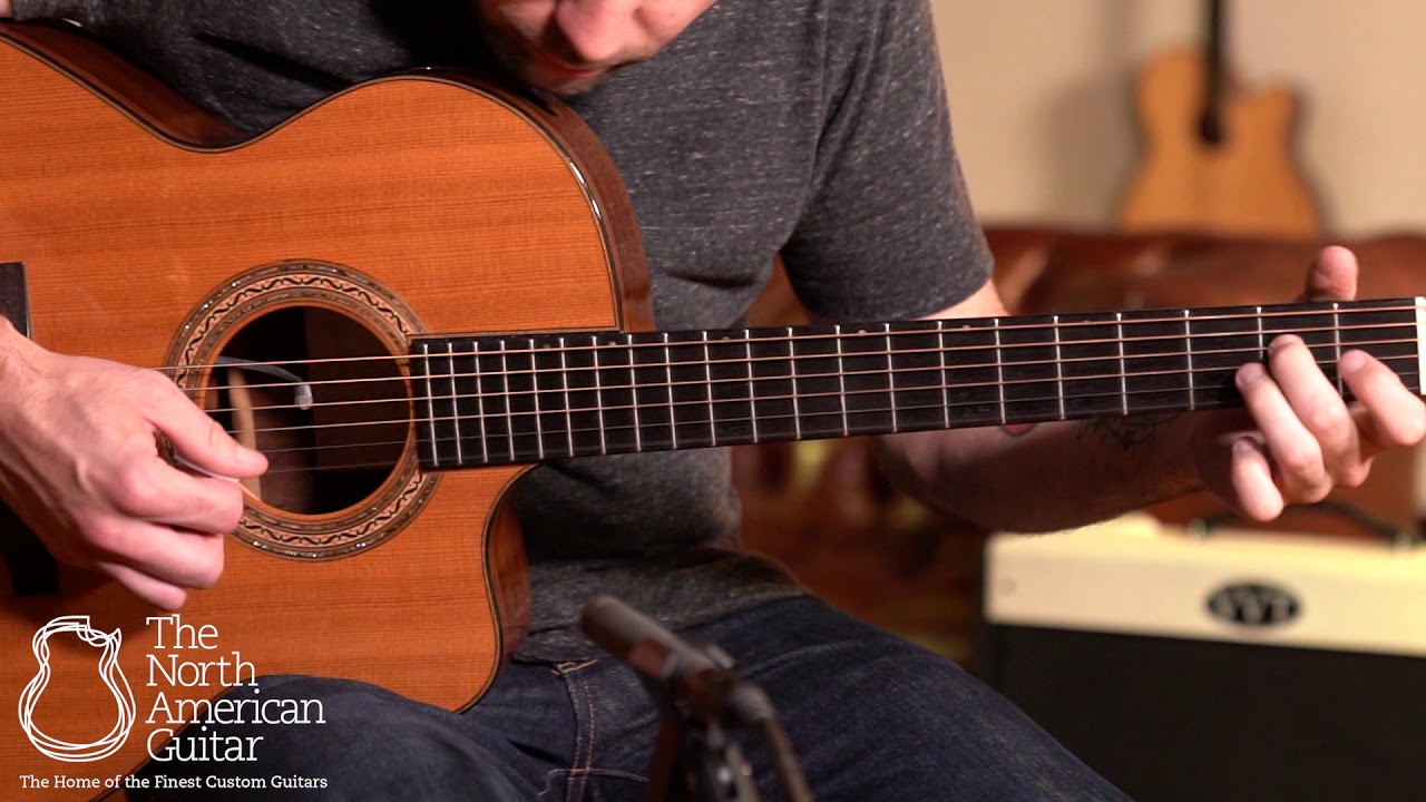 Laskin Semi-Jumbo Acoustic Guitar Played By Carl Miner