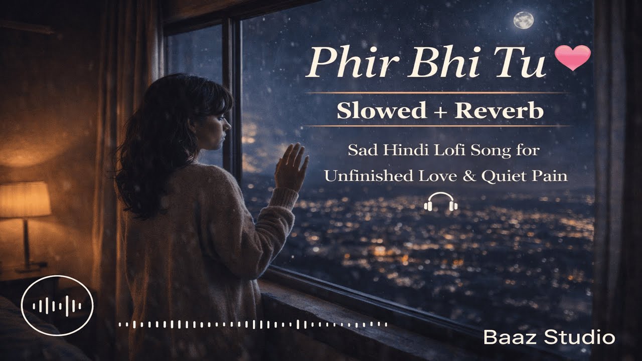 Phir Bhi Tu 💖 | Slowed and Reverb | Sad Hindi Lofi Song for Unfinished Love & Quiet Pain