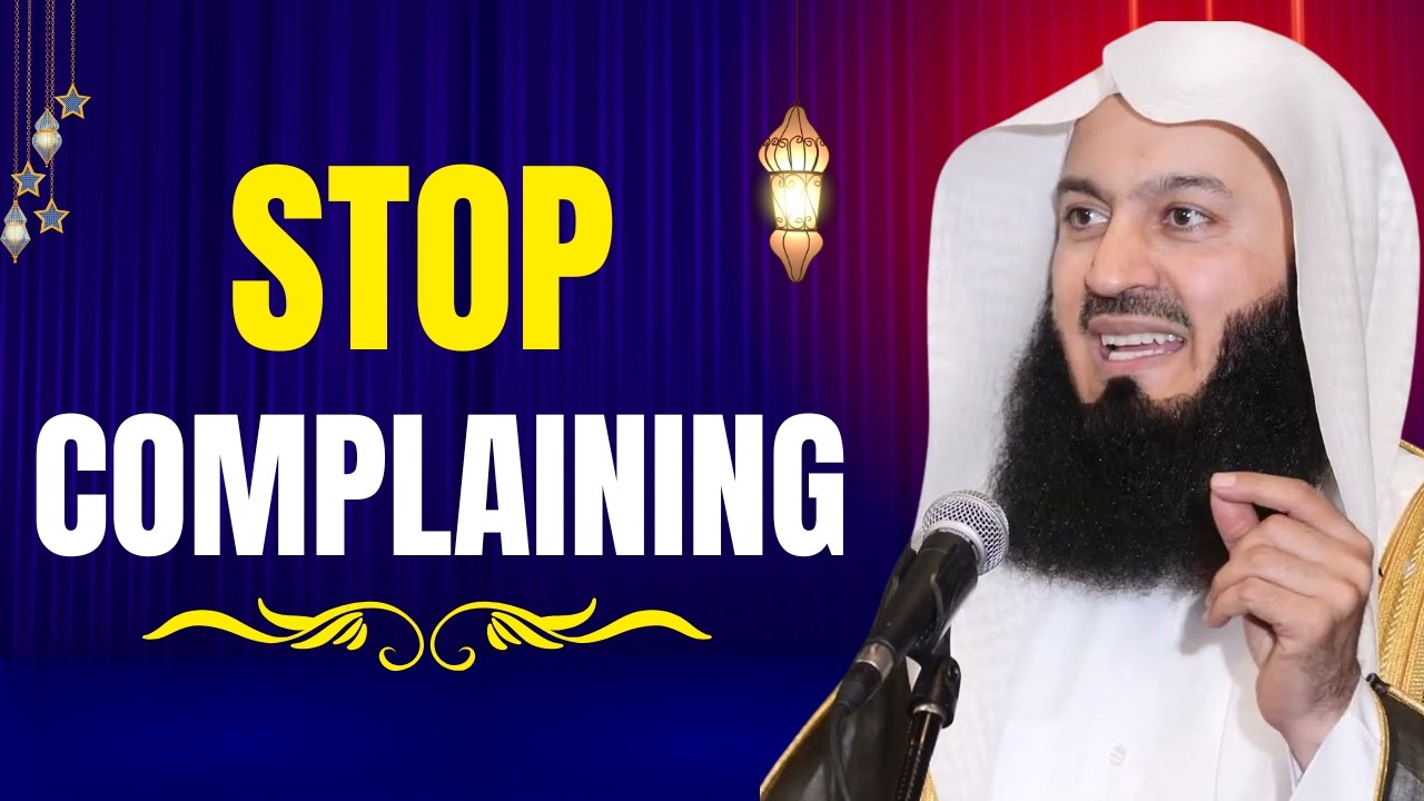 Stop Complaining — Allah Chose This Test For You | Mufti Menk