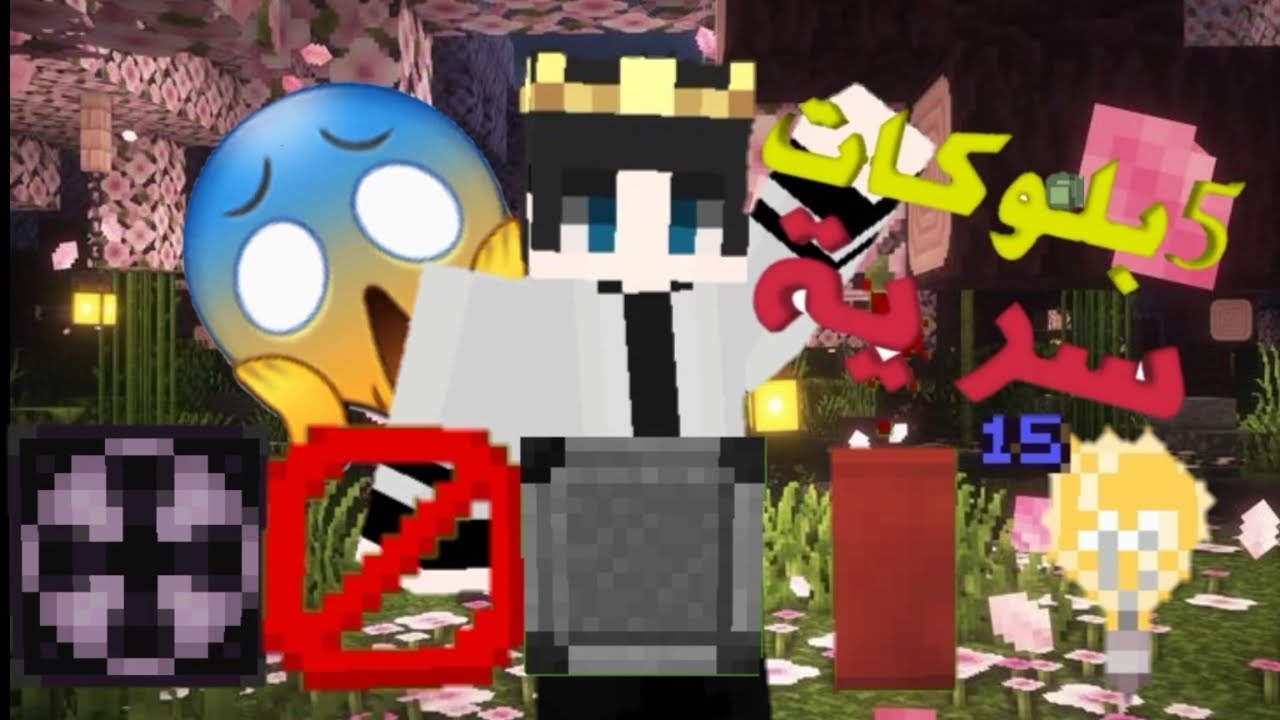 شرح 5 بلوكات سرية في ماين كرافت🤫 (نسخ البيوت)😱