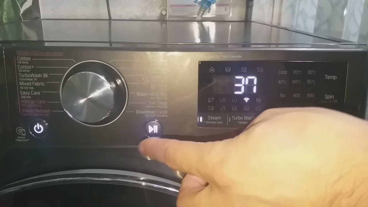 Hướng dẫn sử dụng cơ bản và nâng cao máy giặt sấy cửa trước LG FV1450H2B