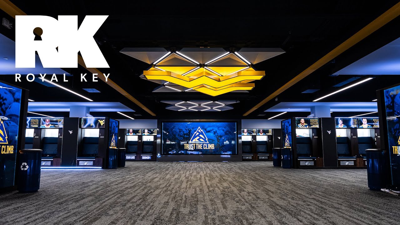 Внутри футбольного комплекса WEST VIRGINIA MOUNTAINEERS стоимостью 55 000 000 долларов | Royal Key