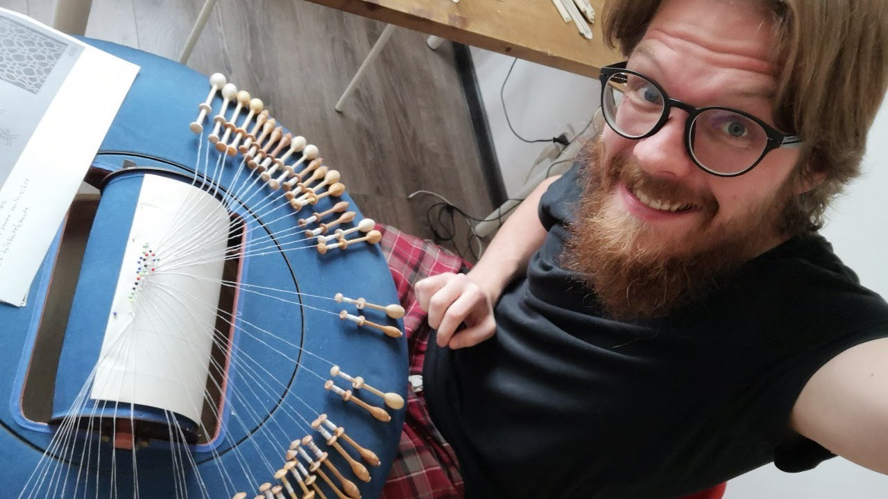 Live lacemaking with Q&A