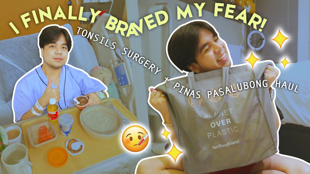 My Tonsillectomy Surgery Experience & Pinas Pasalubong Haul 🤒✨ &bull; Red Diaz
