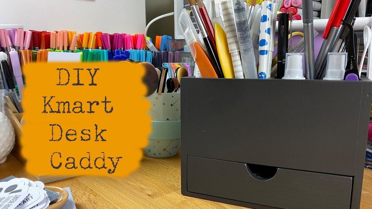 DIY Kmart Desk Caddy