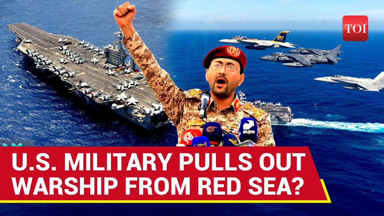 US Military Retreats From Red Sea After Houthis 'HIT' Warship, 'Sink' F/A-18 Hornet? Yemen Says...