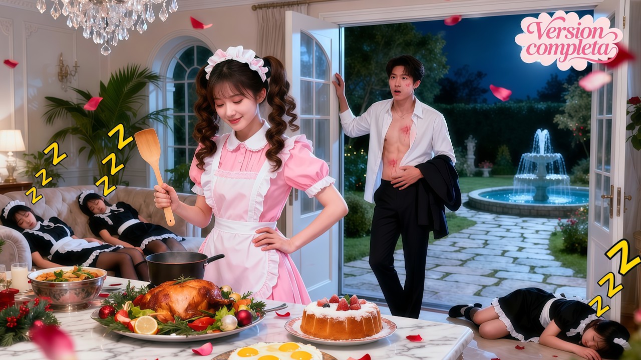 CEO con gastritis nadie lo cuida&mdash;una chica pobre cocina de noche y derrite su coraz&oacute;n！
