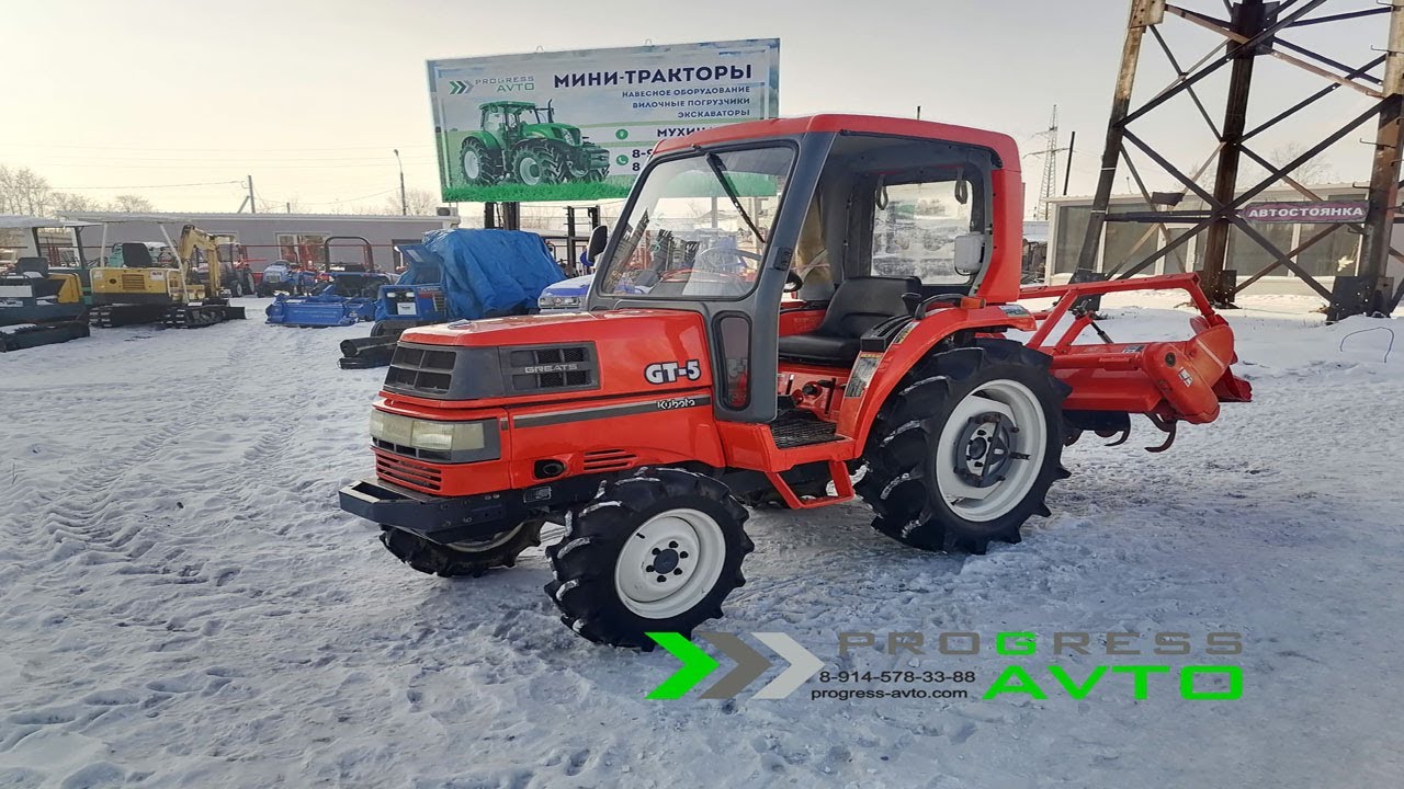 Что творят в лайке пора во взрослую жизнь / обзор KUBOTA GT5 с полукабиной из Японии без пробега
