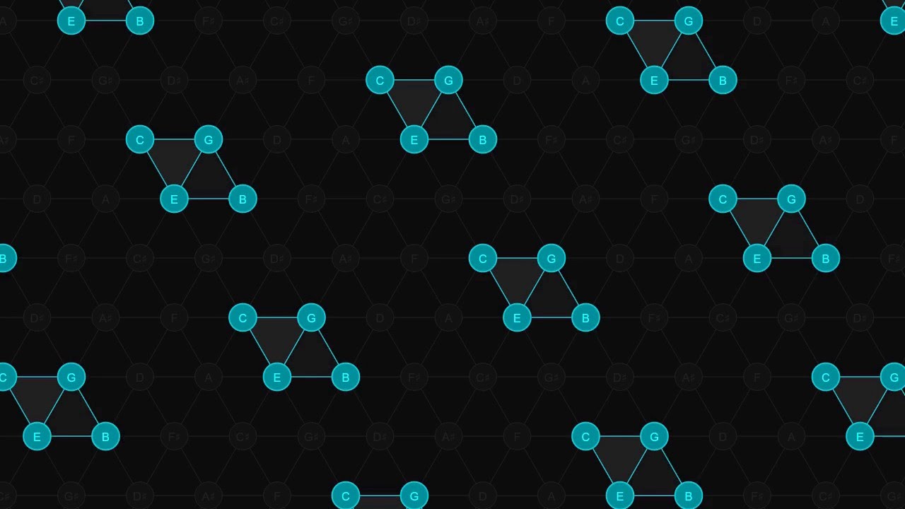 Space Dementia (Muse) &ndash; Tonnetz Visualization