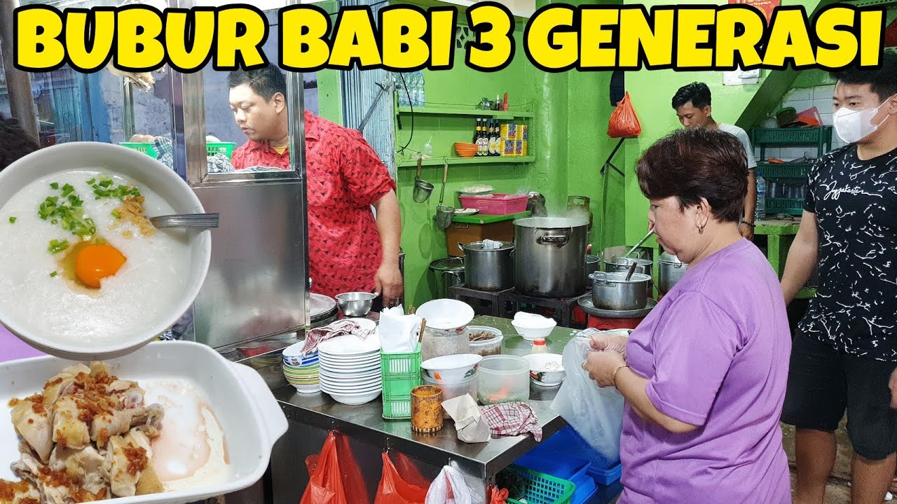 12 LITER BUBUR BABI LUDES DALAM 5 JAM ‼️ JUAL DI PASAR SEJAK 1971 TETAP RAMAI ‼️ KULINER PALEMBANG