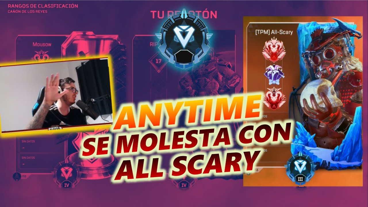 Anytime le toca jugar con All Scary y pasa esto | Apex Legends