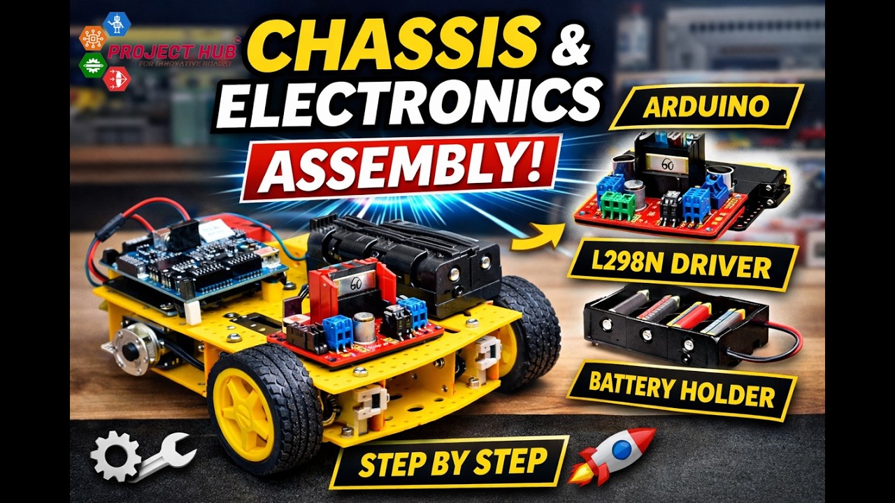 16 in 1 Robot Kit – Chassis & Common Parts Assembly | Base Structure Building | Project Hub