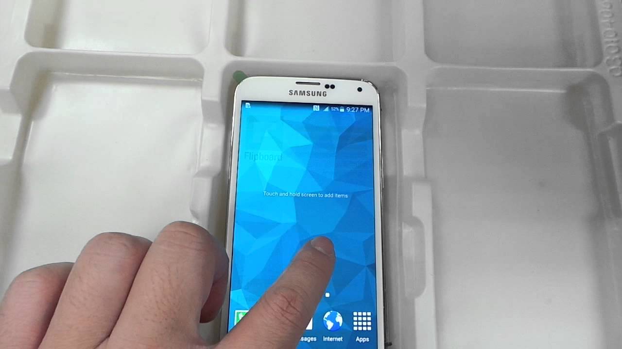 Samsung Galaxy S5 OEM LCD Digitizer for SM-G900A G900V G900P White. With Shadow