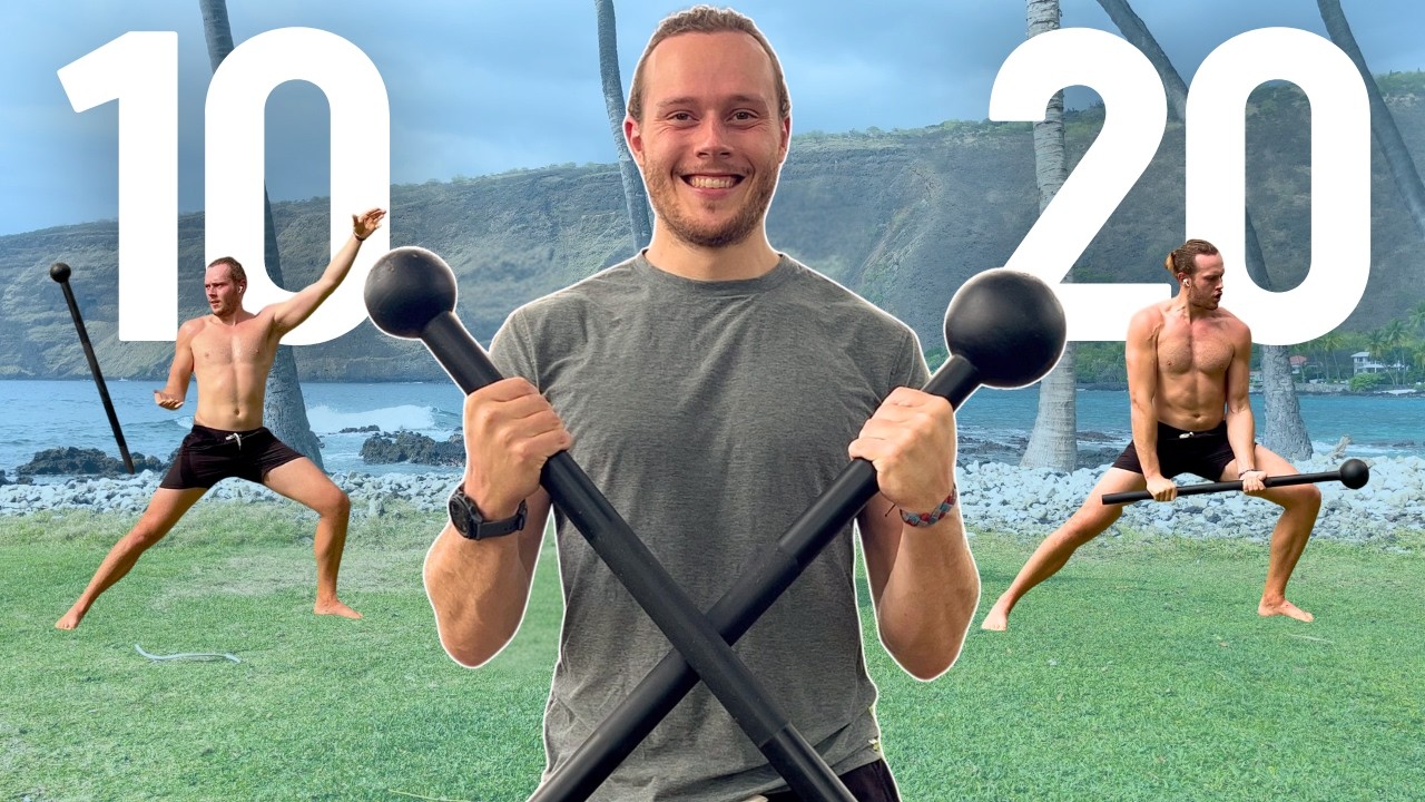 How Weight Changes Flow | 10lb VS 20lb Freestyle Steel Mace Flow