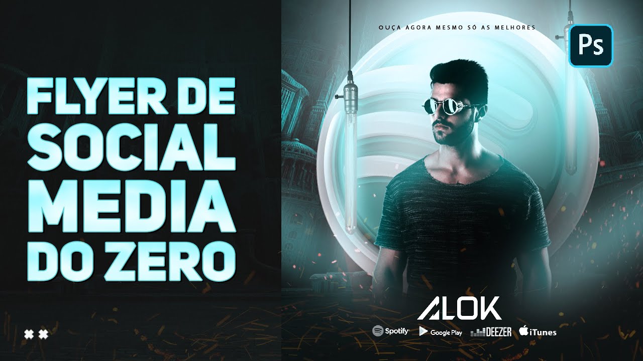 SEGREDO REVELADO: COMO CRIAR UM BANNER PARA SPOTIFY DO ZERO? | PHOTOSHOP 2020