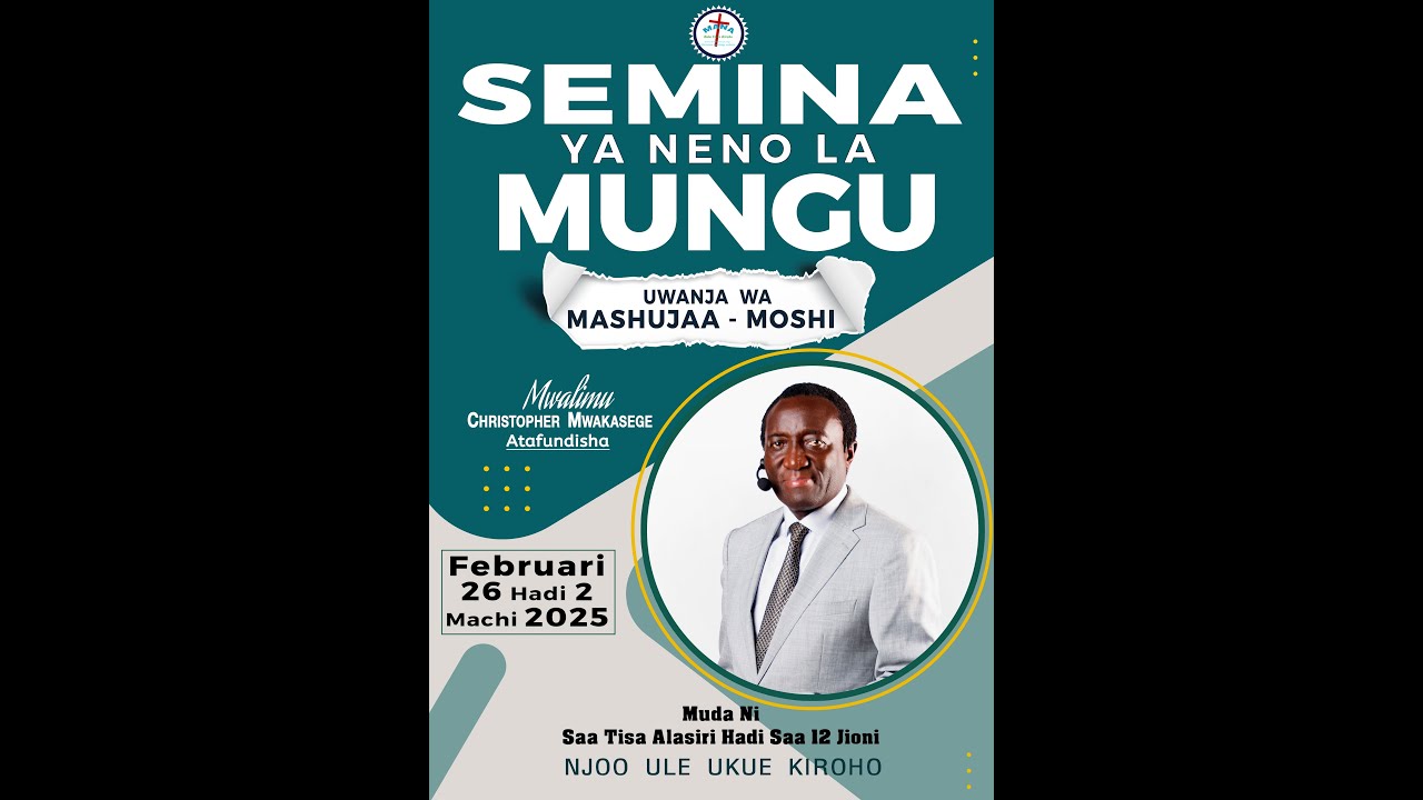 3. NGUVU YA DAMU YA YESU KUKUNUNULIA KESHO YAKO'  || MWL CHRISTOPHER MWAKASEGE // KILIMANJARO